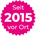 shutterstock_2452756403_alyona_art86_klein Button "Seit 2015 vor Ort"